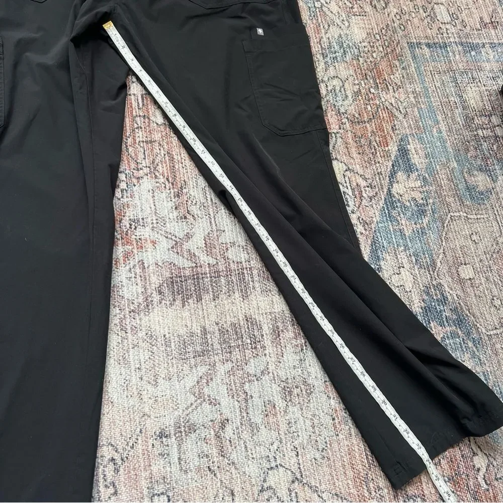 Figs Tansen FREEx Lined Jogger Scrub Pants Men’s Size XXL Tall Black